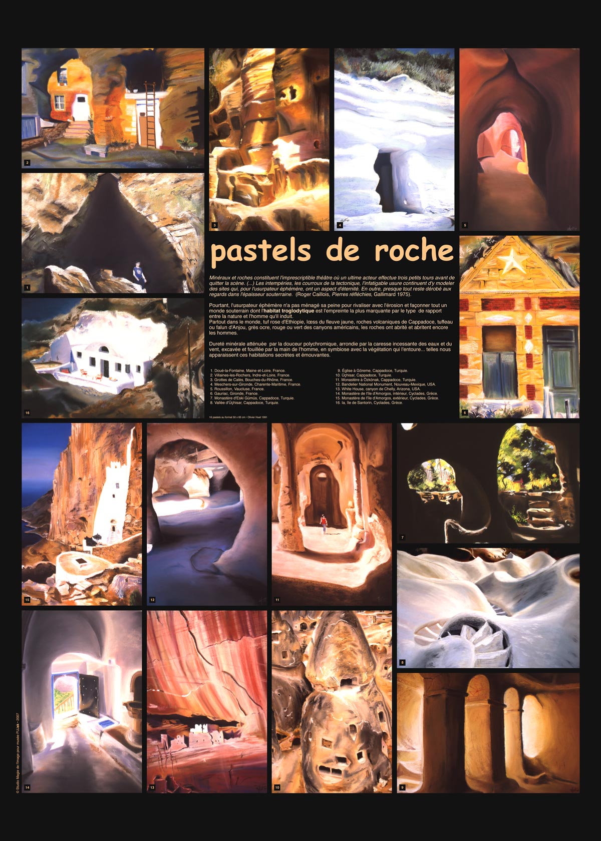 Pastels de roche