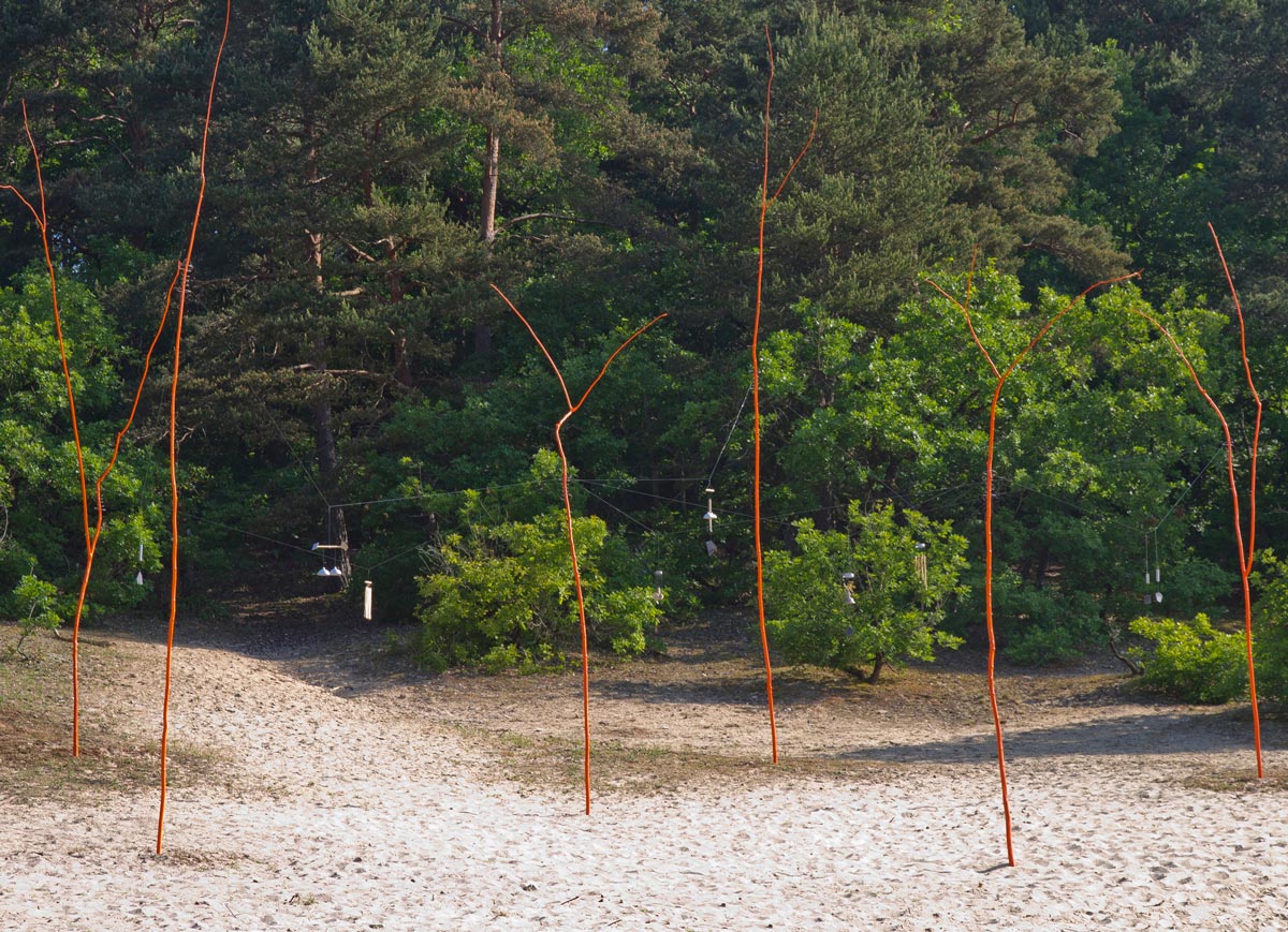 Le chant des dunes, Festival land art de Buthiers © les Fujak 2018