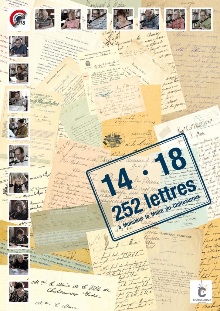 14•18 : 252 lettres à Monsieur le Maire de Châteauroux, installation vidéo © les Fujak 2018